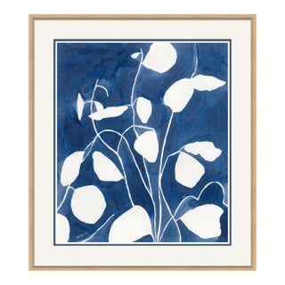 Indigo Plant Framed Art Print by Susan Hable For Sale