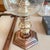 Ralph Lauren Large Hurricane Silver plated candlestick hurricane. Single 21” h x 8” d
