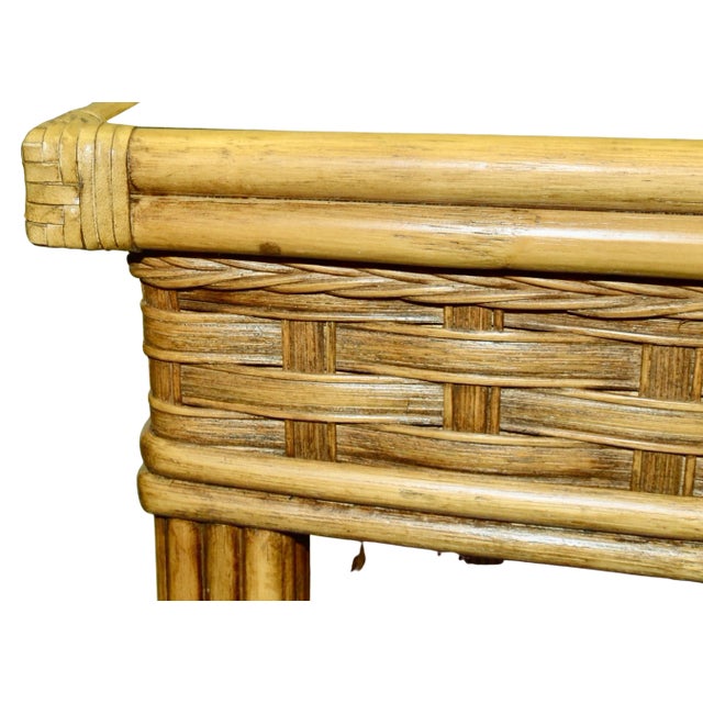 2000 - 2009 Bamboo Braxton Culler Somerset Side Table For Sale - Image 5 of 9