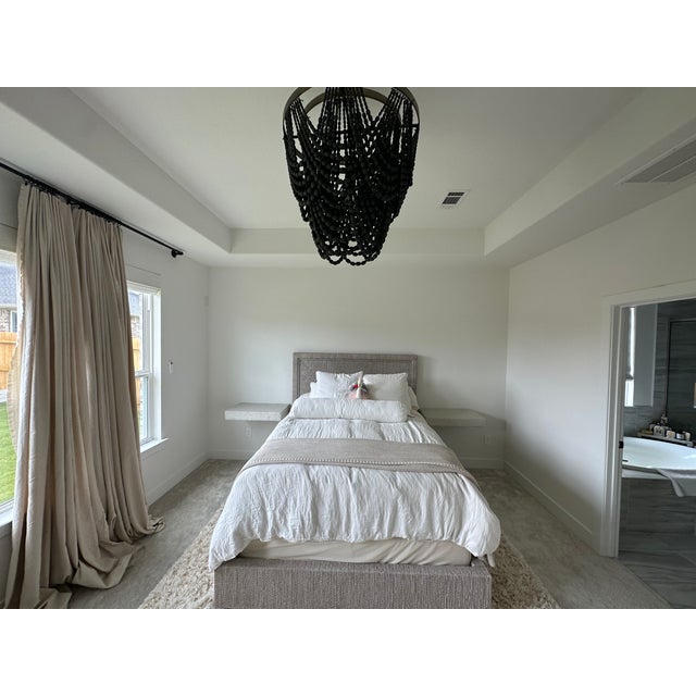 Contemporary Cyan Design Coastal Hammock Pendant Light in Black and Iron For Sale - Image 3 of 3