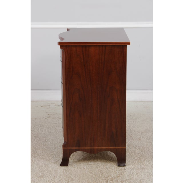 Traditional Baker Inlaid Walnut Colonial Williamsburg Virginia Chest For Sale - Image 3 of 18