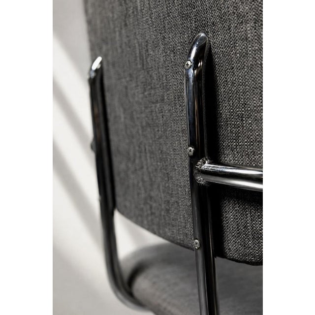 Metal Mid-Century Scandinavian Modern Industrial Office Swivel Chair from Verkstads AB Lindqvist, 1960s For Sale - Image 7 of 18