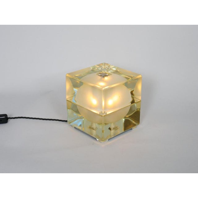 Cubosfera Table Lights attributed to Alsessandro Mendini, Italy, 1958, Set of 2 For Sale - Image 6 of 8
