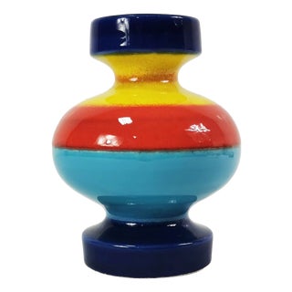Bauhaus Ceramic Vase by Georg Schmider for Zeller Keramik, Germany, 1950s For Sale