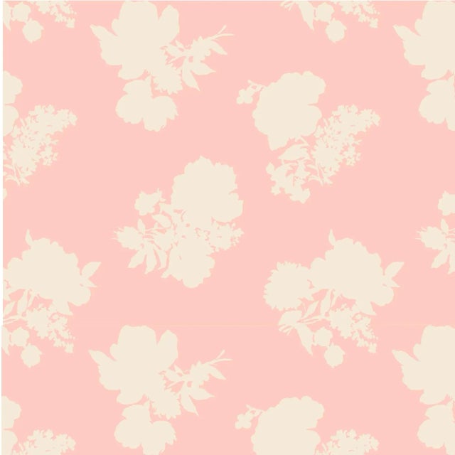Swans Island Silhouette Shell Pink Wallpaper For Sale