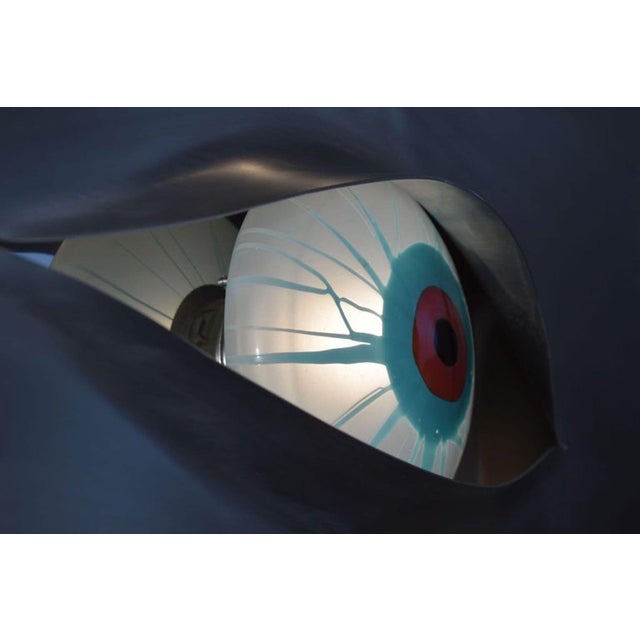 Metal Vintage Crystal Malizia Wall Lamp by Angelo Brotto, 1973 For Sale - Image 7 of 15