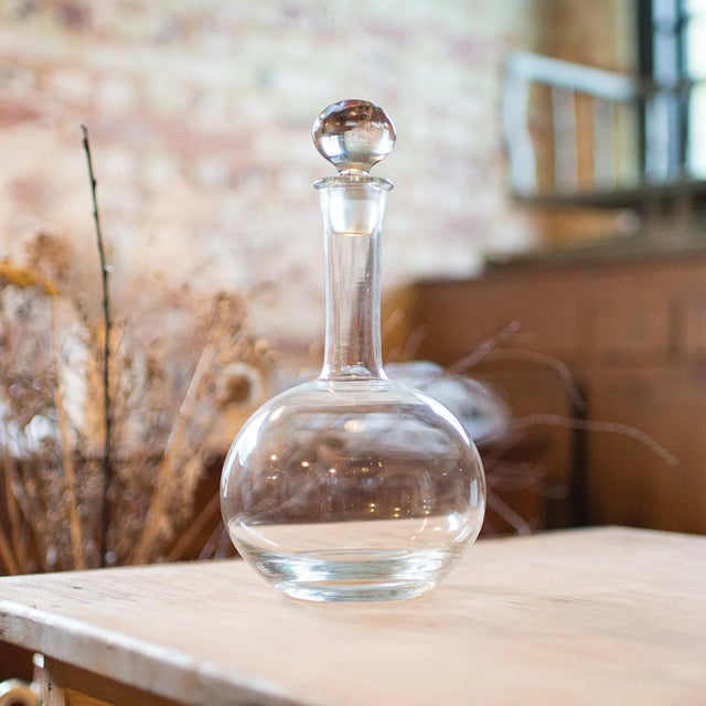 Mid 20th Century 1960's Vintage Medium Body Wine Decanter For Sale - Image 5 of 11