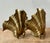 Vintage Coastal Cast Brass Clamshells - A Pair For Sale In West Palm - Image 6 of 7
