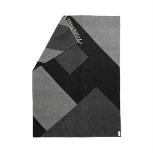 Geometric Planes x Grey Geometric Gaze Blanket by Catharina Mende