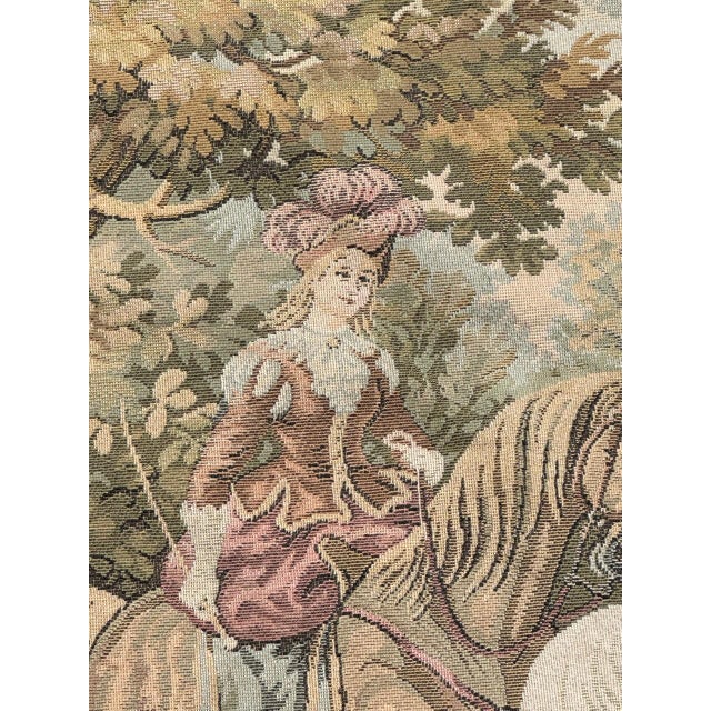French Aubusson Tapestry by Jacquard, 1960s For Sale - Image 8 of 18