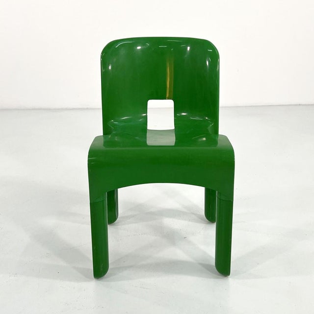 Modern Green Model 4868 Universale Chair by Joe Colombo for Kartell, 1970s For Sale - Image 3 of 15