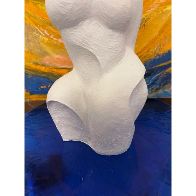1980s 1980s Mitsou, Abstract Nude Plaster Maquette Sculpture For Sale - Image 5 of 11
