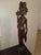 Large 18.5" Mid-Century Two-Tone Macassar Ebony Balinese Offering Maiden Sculpture For Sale In Phoenix - Image 6 of 12
