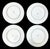 White 1910s Edwardian Heinrich & Co Selb Bavaria Heavy 22k Gold Encrusted Set 12 Dinner Plates 6304 For Sale - Image 8 of 14