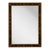 Friedman Brothers Black & Gold Chinoiserie Rectangular Wall Mirror For Sale