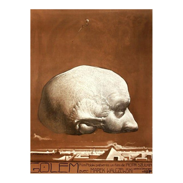 1979 Original Polish Movie Poster, Golem - Starowieyski For Sale