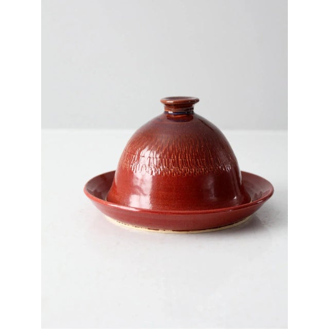 Vintage Studio Pottery Kitchen Cloche For Sale - Image 11 of 11