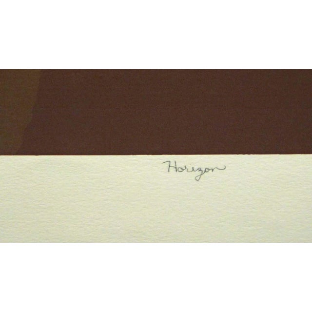 "Horizon" by Robert Wilson Hand signed, titled & numbered by the artist in pencil Limited Edition Serigraph Art Print on...