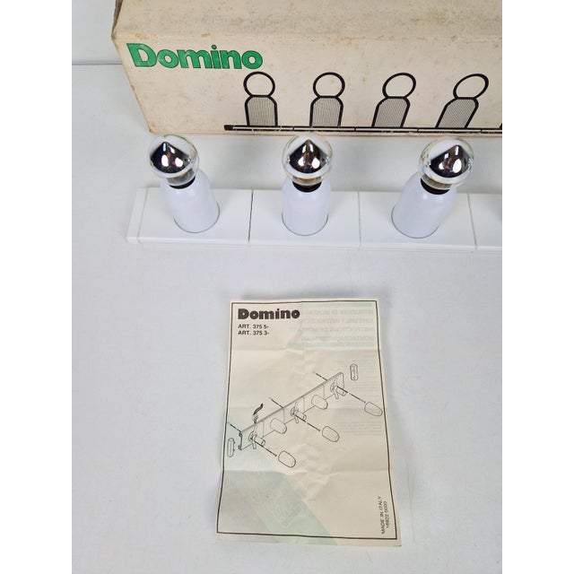 Vintage Space Age Domino Wall Lamp in White from Targetti Sarkey, 1970s For Sale - Image 11 of 13