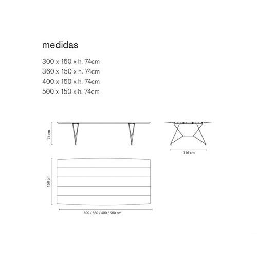 Konstantin Grcic B-150 Aluminum Table from BD Barcelona For Sale - Image 10 of 11