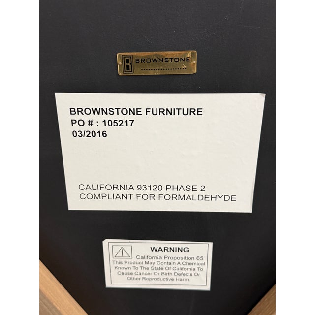 Wood Brownstone Furniture Saratoga Coffee Table For Sale - Image 7 of 12