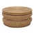 Bunny Williams Home Tambour Woven Round Coffee Table For Sale