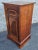 Traditional Late 19th Century Mahogany and Satinwood Inlay Cabinet Armoire and Stand For Sale - Image 3 of 8