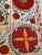Vintage Colorful Hand Embroidered Floral Pommagranite Suzani Textile Bukhara Uzbekistan For Sale - Image 4 of 13