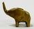 Mid 20th Century Vintage MCM Style Brass Elephant Paper Weight For Sale - Image 5 of 7