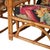 1950s Rare MCM Stepped Rattan Sofa Chair Ottoman Livingroom Set W/ Built in End Tables For Sale - Image 10 of 15