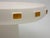 Contemporary White & Gold Toggle Footed Serving Bowl or Platter, Handley Drive, Portugal 2016 For Sale - Image 3 of 5