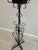 Vintage Mid-Century French Wrought Iron Sculptural Plant Stand With Scrollwork Base For Sale - Image 10 of 16