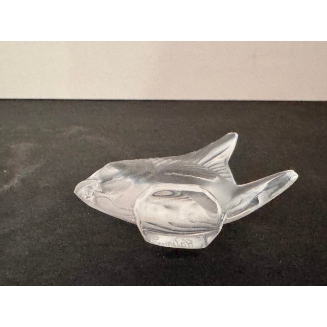 Lalique Clear Crystal Fish Figurine For Sale In Atlanta - Image 6 of 7