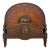Antique Neoclassical Mahogany Twin Bed Frame With Hand-Painted Classical Medallions & Gilt Decoration For Sale
