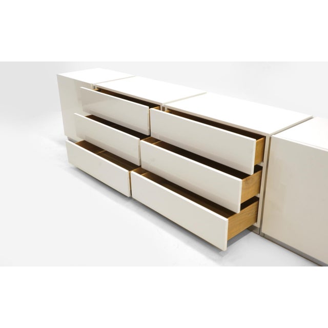 Modular Storage Cabinets With Drawers Shelves By Milo Baughman