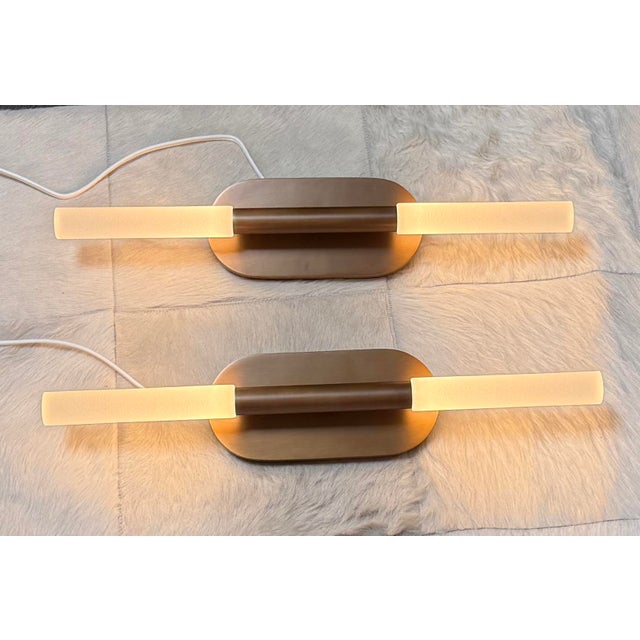 Restoration Hardware Rousseau Sconce, Vintage Brass For Sale - Image 10 of 12