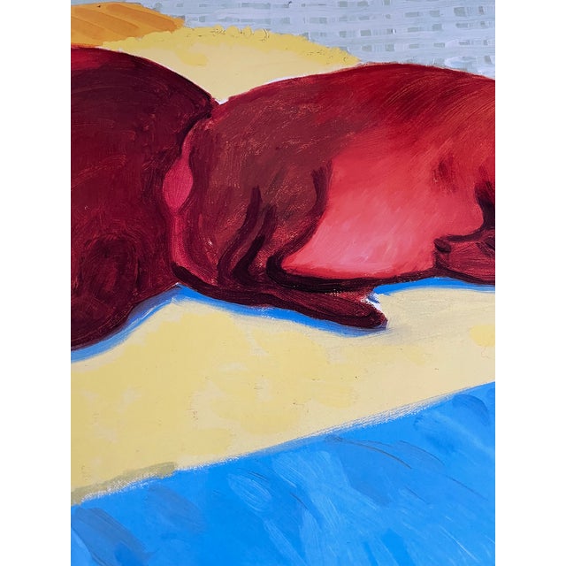 David Hockney, Dog Paintings 38 Salts Mill 1995. 1853 Gallery Salts Mill Saltaire Yorkshire, Copyright David Hockney, Printed in Uk For Sale - Image 9 of 11