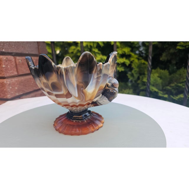 This is an Art deco cake stand from the 1930s. It is made with glass by United Glassware STS Abel. The dimensions are in...