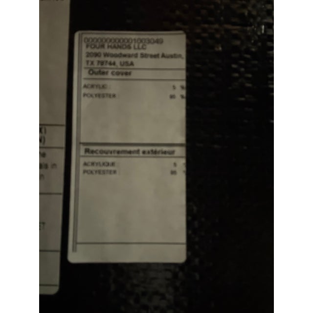 Four Hands Knoll Mink Boucle Chaise For Sale - Image 9 of 9