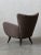 Chestnut 1960s Ernst Schwadron Sculptural Armchair For Sale - Image 8 of 11