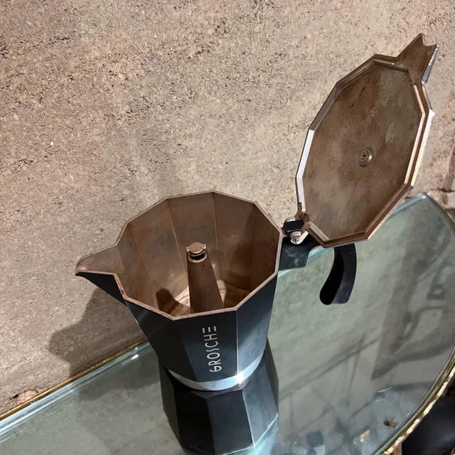 Vintage Milano Large Espresso Coffee Maker Grosche Italy For Sale In San Diego - Image 6 of 10