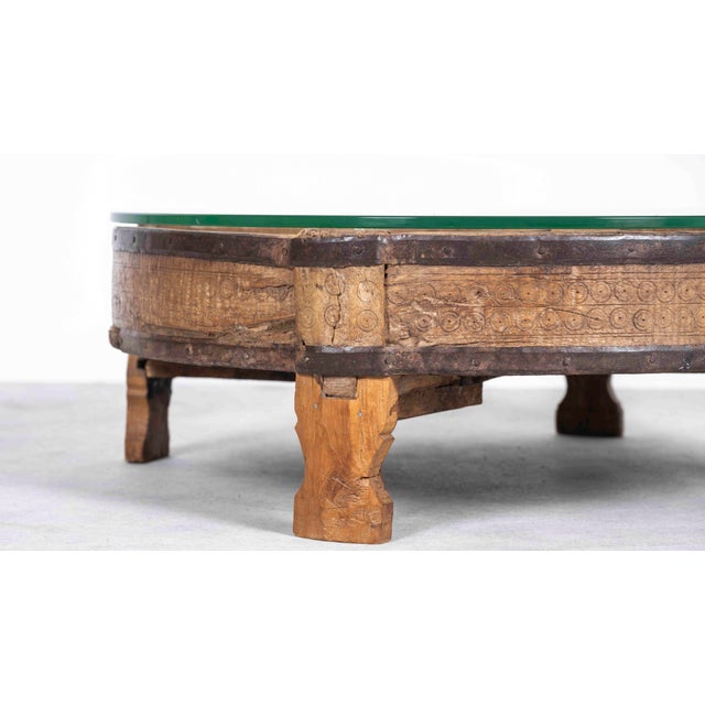 Indian Chakki Coffee Table For Sale - Image 12 of 12