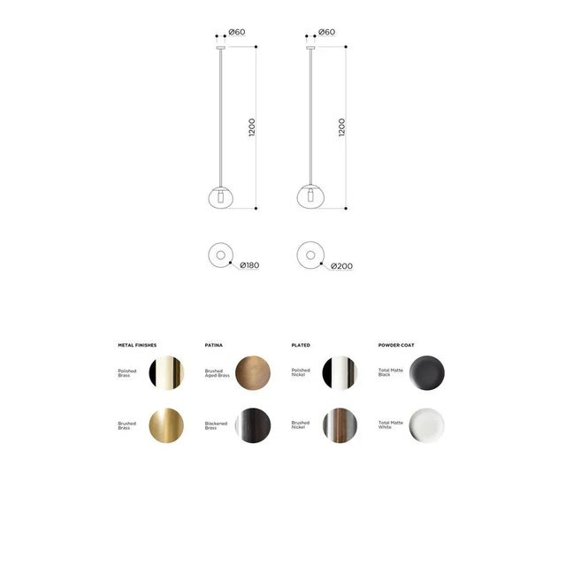 Gold Pendant Ball 20 by Contain For Sale - Image 8 of 9