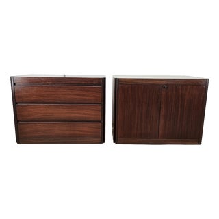 4D Modular Chests by Angelo Mangiarotti for Molteni, 1970, Set of 2 For Sale