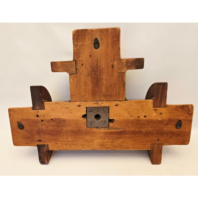 Set of 4 Wood Industrial Foundry Molds For Sale In San Francisco - Image 6 of 15