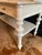 Wood Large Vintage 19th Century French Marble Top Painted Wash Stand - Perfect for a Sink Vanity For Sale - Image 7 of 12