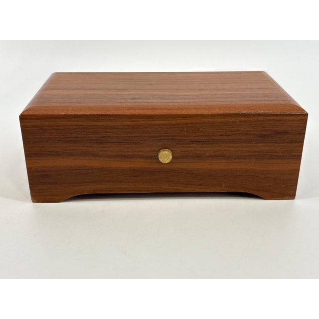 Vintage Reuge Sainte-Croix Hand-Crafted Swiss Cylinder Music Box For Sale - Image 4 of 4
