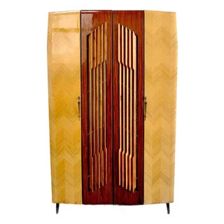 La Permanente Mobili Cantù Italian Mid Century Wardrobe For Sale