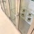 Silver Large Vintage Display Case in Stainless Steel and Glass, 1960s For Sale - Image 8 of 10