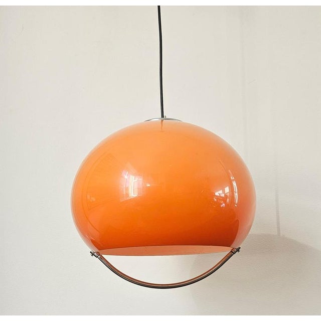 - very nice style of lighting - space age style - rare type This piece is attributed to the mentioned designer/maker. It...